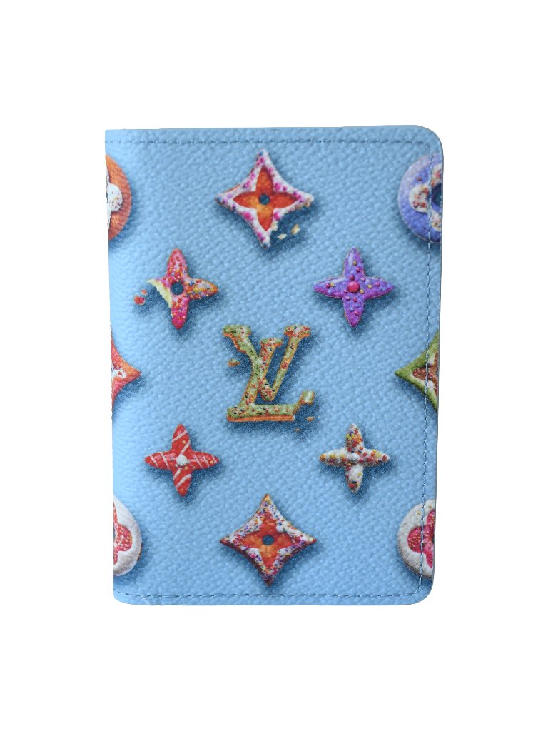 Louis Vuitton Monogram Donuts Pocket Organizer Blue